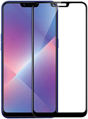 Vigorous Edge To Edge Tempered Glass for Oppo A5(Pack of 1)