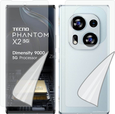 ZINGTEL Edge To Edge Screen Guard for TECNO PHANTOM X2 (Edge To Edge TPU)(Pack of 1)