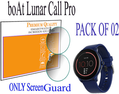 HIDEOUS Edge To Edge Screen Guard for boAt Lunar Call Pro(Pack of 2)