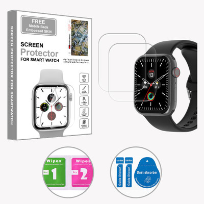 ARBAN Edge To Edge Screen Guard for Gizmore GizFit PLASMA 1.9 Inch (FREE 1 MOBILE EMBOSSED SKIN) SMARTWATCH SCREEN GUARD(Pack of 2)