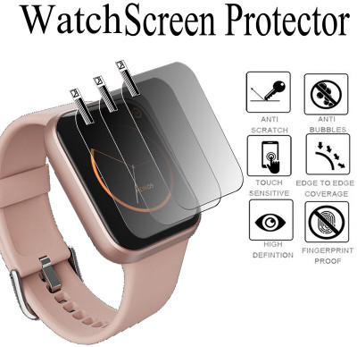 HIDEOUS Edge To Edge Screen Guard for boAt Xtend Talk(Pack of 3)