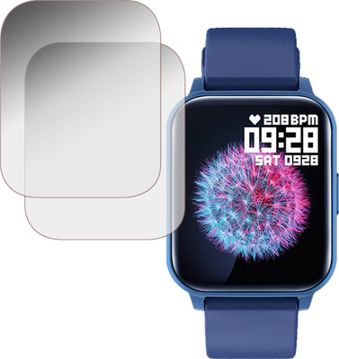 ejzatex Edge To Edge Screen Guard for FIRE BOLTT NINJA 3 PLUS SMARTWATCH SCREEN GUARD(Pack of 2)