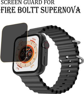 ejzatex Edge To Edge Screen Guard for FIRE BOLTT SUPERNOVA SMARTWATCH(Pack of 1)
