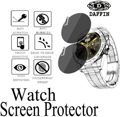 daffin Edge To Edge Screen Guard for Fire-Boltt Blizzard(Pack of 2)