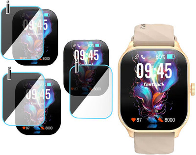 daffin Edge To Edge Screen Guard for FASTRACK REFLEX POWER(Pack of 3)