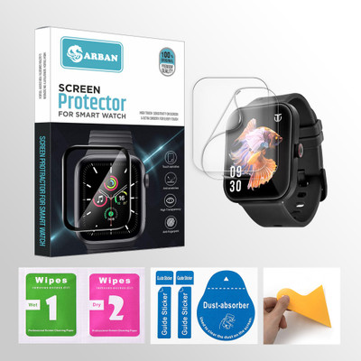 ARBAN Edge To Edge Screen Guard for Titan Talk S 1.78 inch Smartwatch 2 PROTECTOR + 2 WIPES + 2 DUST REMOVAL STICKER + 1 WIPER(Pack of 2) ARBAN Edge To Edge Screen Guard for Titan Talk S 1.78 inch Smartwatch 2 PROTECTOR + 2 WIPES + 2 DUST REMOVAL STICKER + 1 WIPER(Pack of 2)