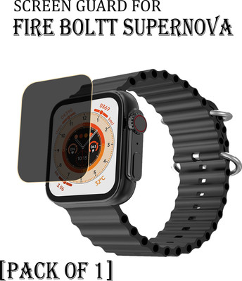 EJZATI Edge To Edge Screen Guard for FIRE BOLTT SUPERNOVA SMARTWATCH(Pack of 1)