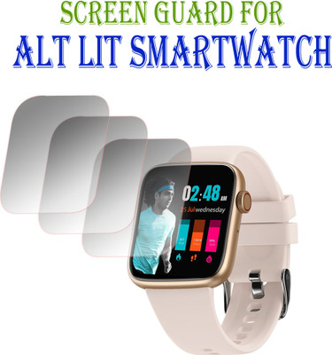 EJZATI Edge To Edge Screen Guard for ALT LIT SMARTWATCH(Pack of 3)