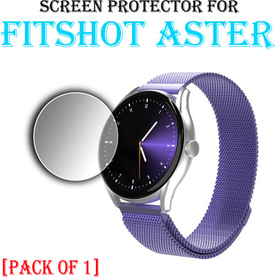 EJZATI Edge To Edge Screen Guard for FITSHOT ASTER SMARTWATCH(Pack of 1)