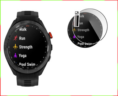 HIDEOUS Edge To Edge Screen Guard for GARMIN APPROACH S70(Pack of 1)