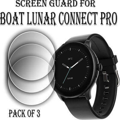 EJZATI Edge To Edge Screen Guard for BOAT LUNAR CONNECT PRO SMARTWATCH(Pack of 3)
