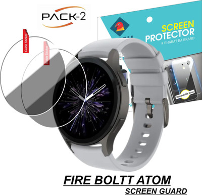 KANCHA Edge To Edge Screen Guard for FIRE BOLTT ATOM(Pack of 2)