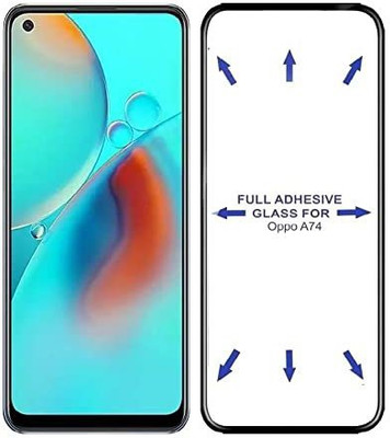 spaziogold Edge To Edge Tempered Glass for Oppo A74 4G(11D Tempered Glass | Full Screen Coverage | Premium Protection | Ultra-Clarity | Responsive Touch Sensitivity | Scratch-Resistant | Anti-Glare Properties | Bubble-Free Application)(Pack of 1)