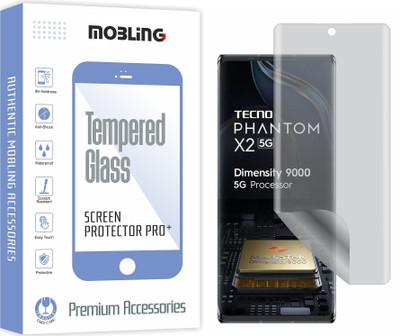 Mobling Edge To Edge Screen Guard for Tecno Phantom X2 (Anti Glare Matte Hydrogel Film)(Pack of 1)