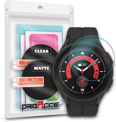 PROACCS Edge To Edge Screen Guard for Samsung Galaxy Watch 4 / 5 / 6 / 7 / FE 40mm(Pack of 2)