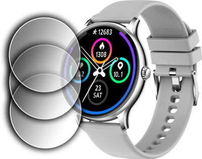 ejzatex Edge To Edge Screen Guard for FIRE BOLTT PHOENIX ULTRA SMARTWATCH(Pack of 3)