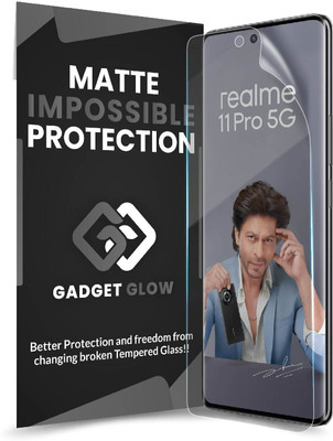 Gadget Glow Edge To Edge Screen Guard for Realme 11 Pro 5G, Realme 11 Pro Plus 5G, Realme Narzo 60 Pro 5G, Realme 11 Pro, ( Not a Tempered Glass, it’s a Matte Nano Fiber Guard)(Pack of 1)