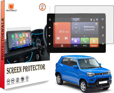 Protectorwala Impossible Screen Guard for Spresso 7 inch Touch Display Car Music infotainment System Flexible 9H Protector CLEAR(Pack of 1)