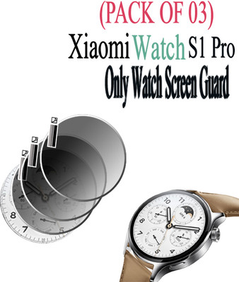 daffin Edge To Edge Screen Guard for Xiaomi Watch S1 Pro(Pack of 3)