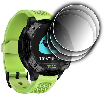 hirdesh Edge To Edge Screen Guard for Titan TRAQ Triathlon 1.34(Pack of 3)