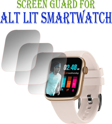 ejzatex Edge To Edge Screen Guard for ALT LIT SMARTWATCH(Pack of 3)