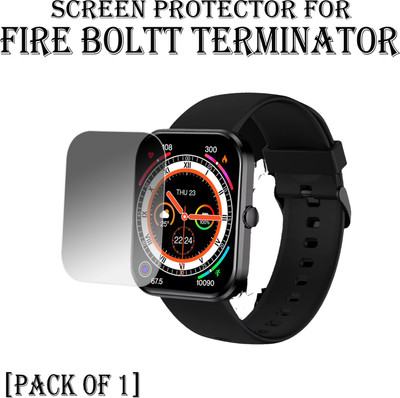 EJZATI Edge To Edge Screen Guard for FIRE BOLTT TERMINATOR SMARTWATCH(Pack of 1)