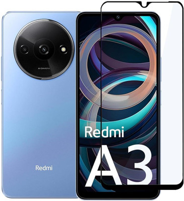 SMART TELECOM Edge To Edge Tempered Glass for Redmi a3x, Redmi a3, Poco c61, Realme N61(Pack of 1)