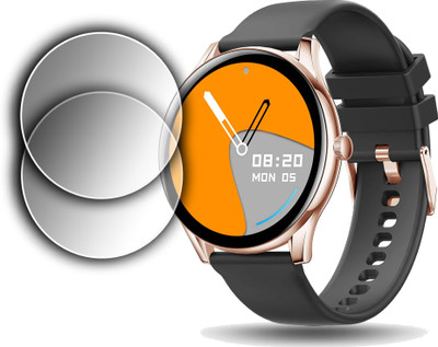 ejzatex Edge To Edge Screen Guard for PEBBLE COSMOS BOLD SMARTWATCH(Pack of 2)