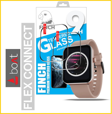 Olonga Edge To Edge Screen Guard for BOAT WATCH FLEX CONNECT NEW LAUNCHED(Pack of 2)
