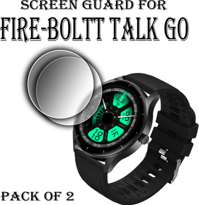 EJZATI Edge To Edge Screen Guard for FIRE BOLTT TALK GO SMARTWATCH SCREEN GUARD(Pack of 2)