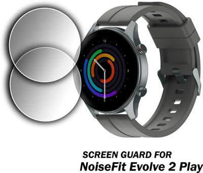ejzatex Edge To Edge Screen Guard for NOISEFIT EVOLVE 2 PLAY SMARTWATCH(Pack of 2)