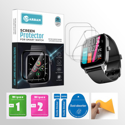 ARBAN Edge To Edge Screen Guard for alt OG Max 1.8 Inch Smartwatch 3 PROTECTOR + 3 WIPES + 3 DUST REMOVAL STICKER + 1 WIPER(Pack of 3) ARBAN Edge To Edge Screen Guard for alt OG Max 1.8 Inch Smartwatch 3 PROTECTOR + 3 WIPES + 3 DUST REMOVAL STICKER + 1 WIPER(Pack of 3)