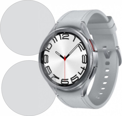 TELTREK Edge To Edge Screen Guard for Samsung Galaxy Watch6 Classic 47mm(Pack of 2)