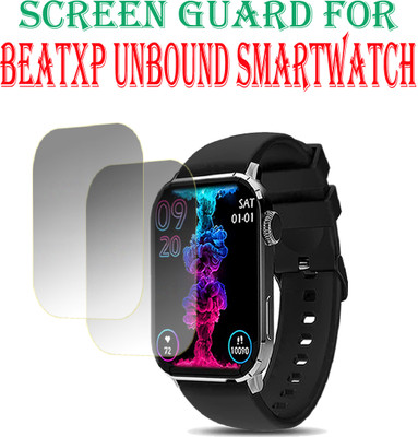 EJZATEX Edge To Edge Screen Guard for BESTXP UNBOUND SMARTWATCH(Pack of 2)