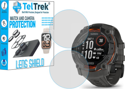 TELTREK Edge To Edge Screen Guard for Garmin Instinct 3 Solar 45mm(Pack of 2)