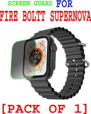 EJZATI Edge To Edge Screen Guard for FIRE BOLTT SUPERNOVA SMARTWATCH(Pack of 1)
