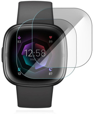 Enlinea Edge To Edge Screen Guard for Fitbit Versa 4(Pack of 2)