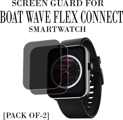 EJZATI Edge To Edge Screen Guard for BOAT WAVE FLEX CONNECT SMARTWATCH SCREEN GUARD(Pack of 2)
