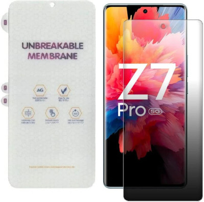 MB SHILD Edge To Edge Screen Guard for iQOO Z7 Pro 5G, (Not a Tempered Glass, it’s a Matte Finish Nano Fiber Unbreakable Membrane)(Pack of 1)