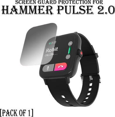 ejzatex Edge To Edge Screen Guard for HAMMER PULSE 2.0 SMARTWATCH(Pack of 1)