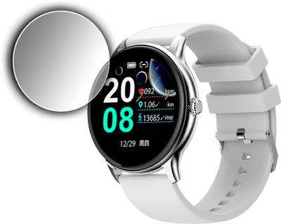 ejzatex Edge To Edge Screen Guard for FIRE BOLTT HURRICANE PRO SMARTWATCH SCREEN GUARD(Pack of 1)