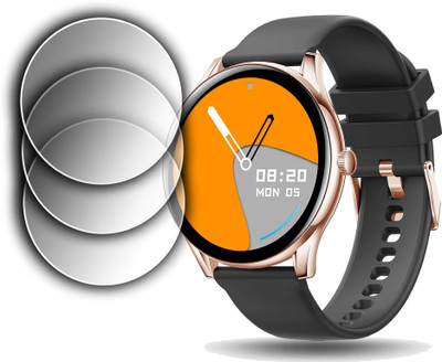 ejzatex Edge To Edge Screen Guard for PEBBLE COSMOS BOLD SMARTWATCH(Pack of 3)