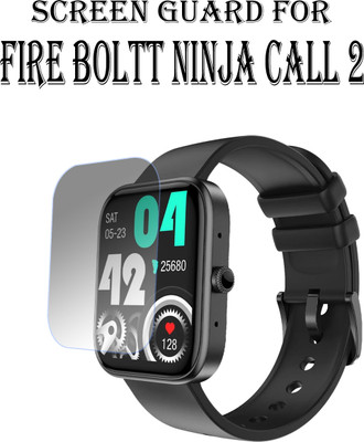 ejzatex Edge To Edge Screen Guard for Fire Boltt Ninja Call 2 Smartwatch(Pack of 1)