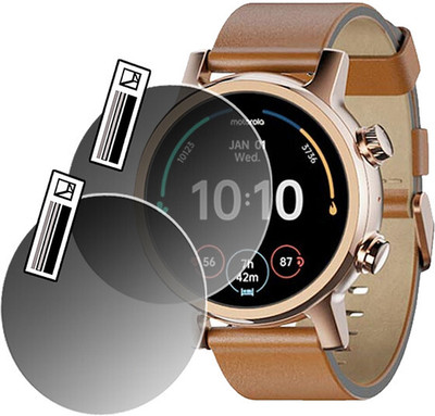 daffin Edge To Edge Screen Guard for Motorola Moto Watch 150(Pack of 2)