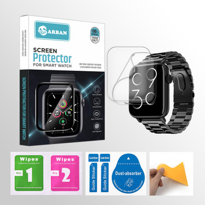 ARBAN Edge To Edge Screen Guard for Noise Vivid Call 2 1.85 inch Smartwatch 2 PROTECTOR + 2 WIPES + 2 DUST REMOVAL STICKER + 1 WIPER(Pack of 2) ARBAN Edge To Edge Screen Guard for Noise Vivid Call 2 1.85 inch Smartwatch 2 PROTECTOR + 2 WIPES + 2 DUST REMOVAL STICKER + 1 WIPER(Pack of 2)