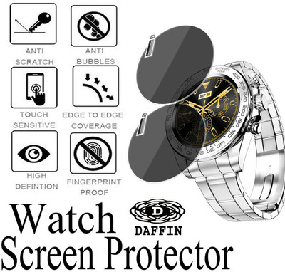daffin Edge To Edge Screen Guard for Fire-Boltt Blizzard(Pack of 2)