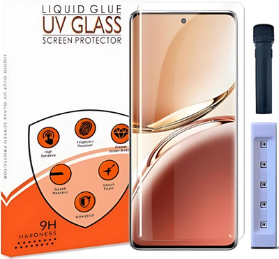 ALONZO Edge To Edge Screen Guard for OPPO F27 Pro Plus 5G Premium UV Screen Protector Guard(Pack of 1)