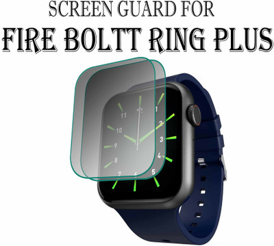 hirdesh Edge To Edge Screen Guard for Fire-Boltt Ring Plus 1.91(Pack of 2)