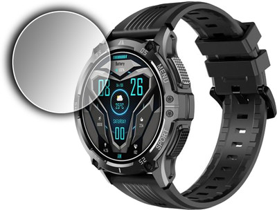 ejzatex Edge To Edge Screen Guard for NOISE NOISEFIT FORCE PLUS SMARTWATCH(Pack of 1)