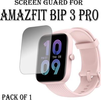 EJZATI Edge To Edge Screen Guard for AMAZFIT BIP 3 PRO SMARTWATCH(Pack of 1)